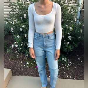 Kendall & Kylie crop long sleeve